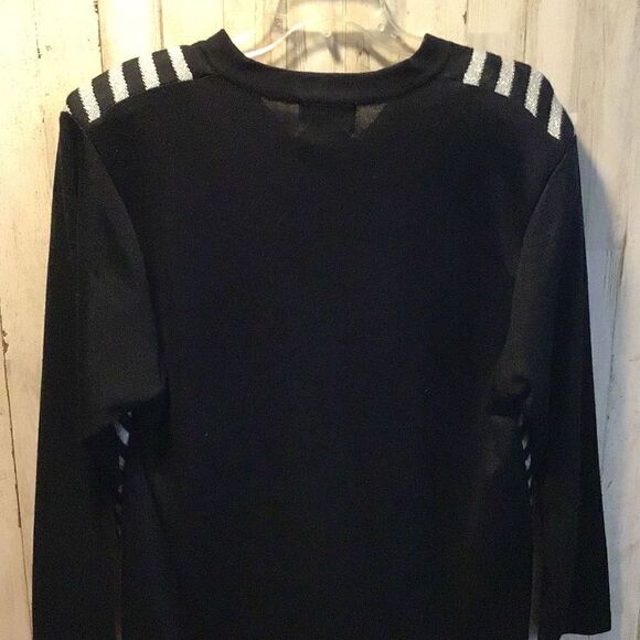 Outfit, vintage Lilly of California, silver and black size 2X - Picture 3 of 8